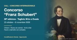 Concorso Franz Schubert 2026 – ritratto di Franz Schubert